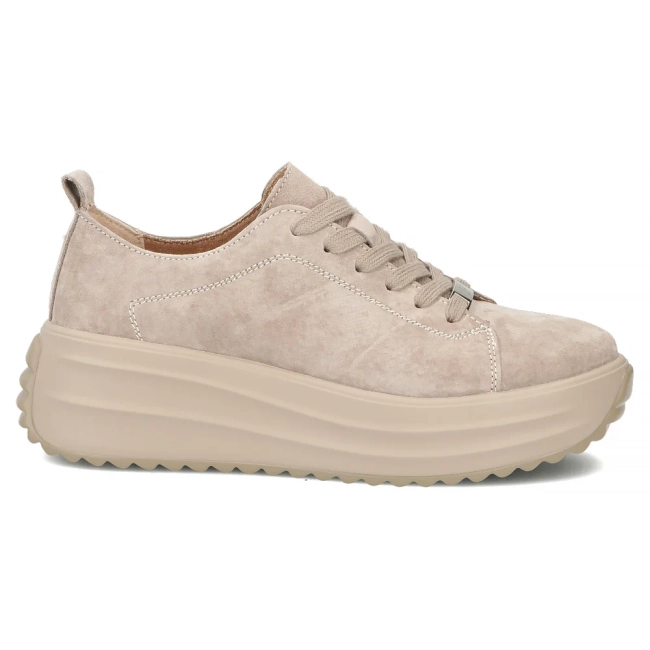 Leather sneakers Filippo DP8339/26 BE beige