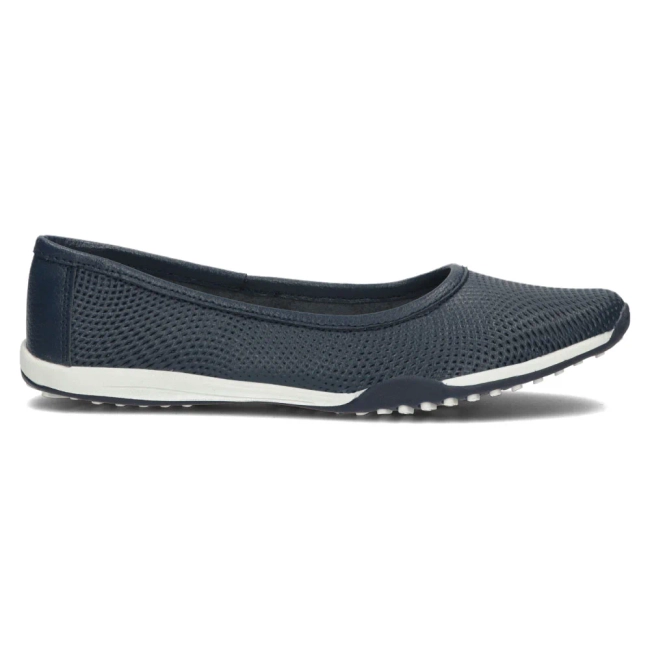 Leather shoes Filippo DP3681/24 NV navy blue