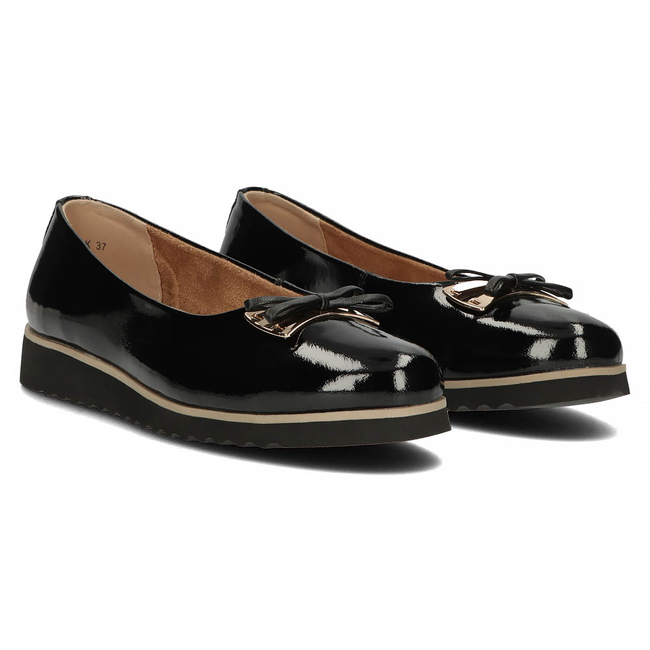 Leather shoes Filippo DP4133/22 BK black
