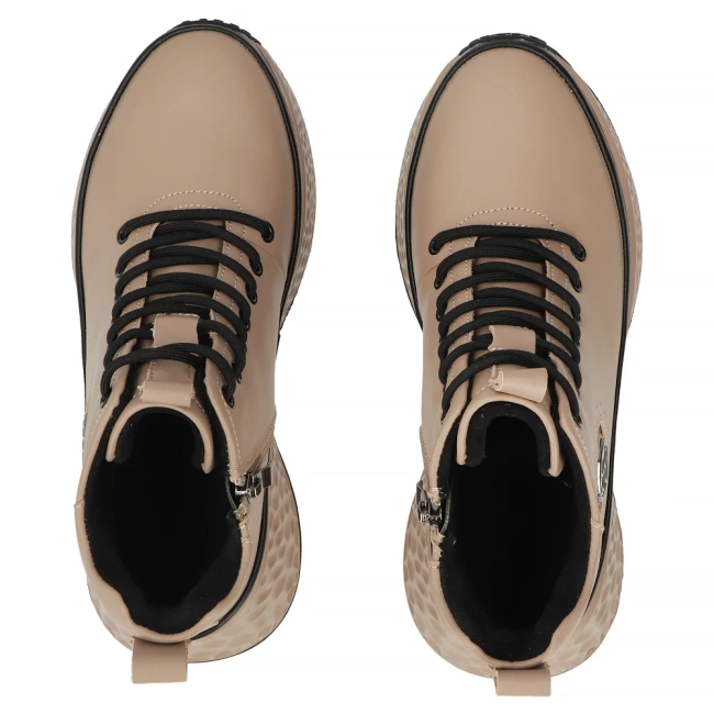 Leather platform ankle boots Filippo DBT7998/26 TP taupe