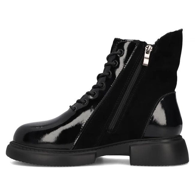 Leather ankle boots Filippo DBT6364/24 BK black