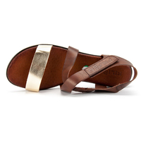 Filippo Sandals 2022 Chocolate + Gold