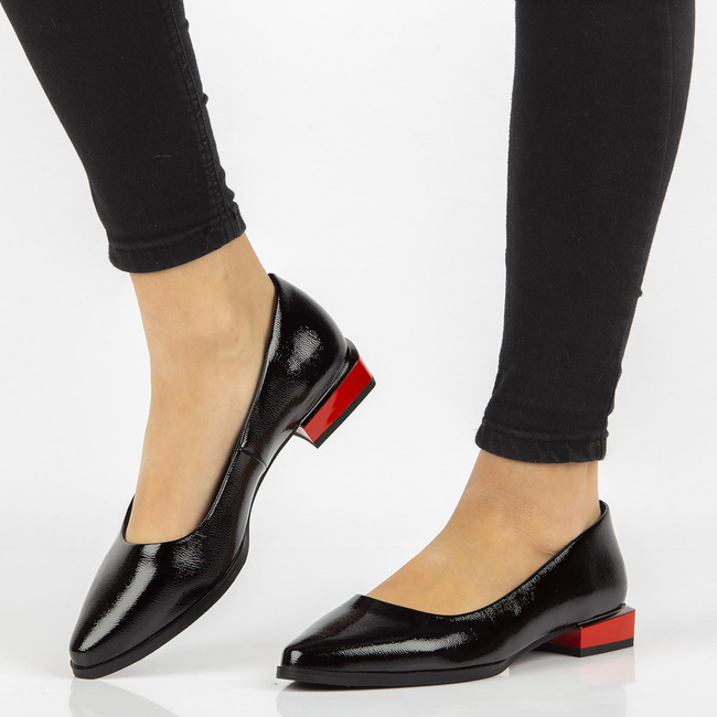 Pumps Filippo DP2383/21 BK L black lacquered