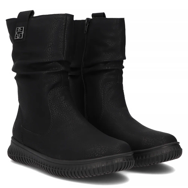 Botki Rieker 74283-00 czarne