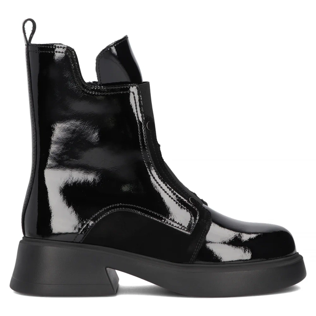 Leather boots Filippo DBT6567/24 BK L black