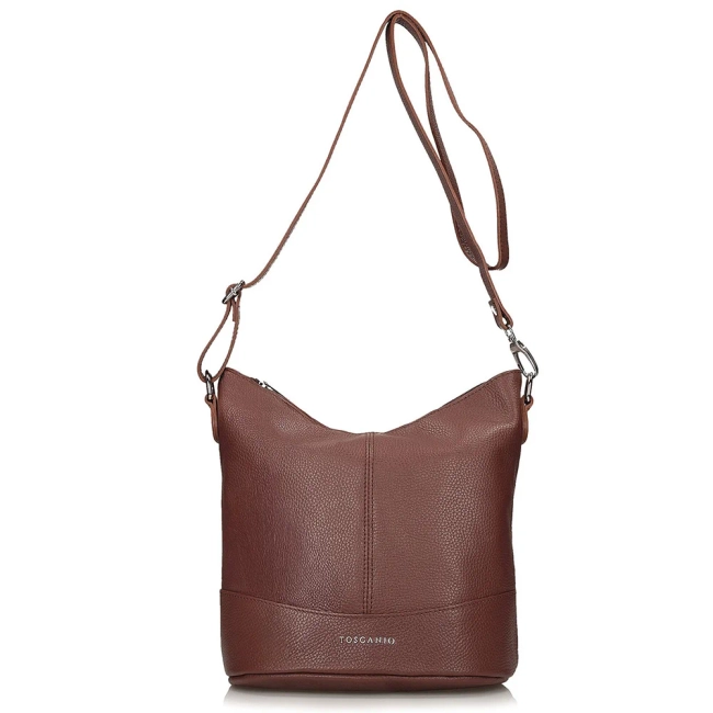 Leather handbag Toscanio 16176 brown