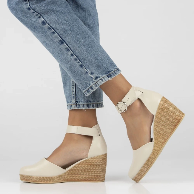 Leather shoes Filippo DP3519/24 BE beige