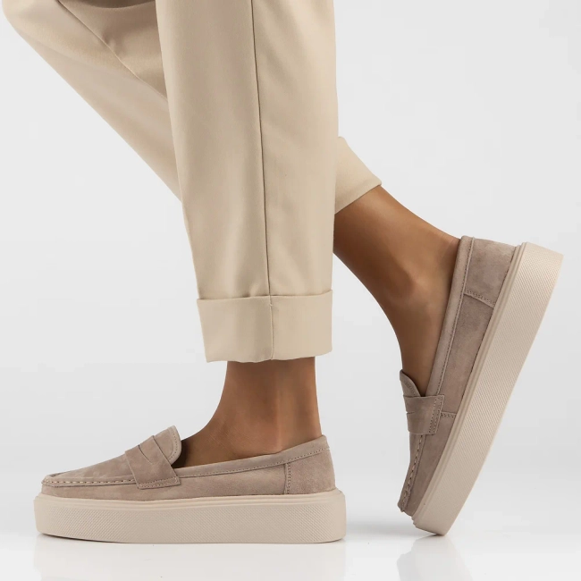 Leather shoes Filippo DP6152/24 BE beige