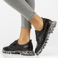 Leather shoes Filippo DP3918/22 BK black