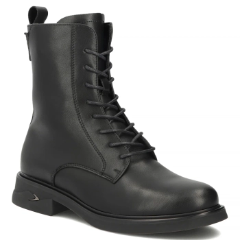 Skórzane botki Filippo DBT8190/26 BK czarne