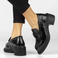 Leather shoes Filippo DP8111/26 BK black