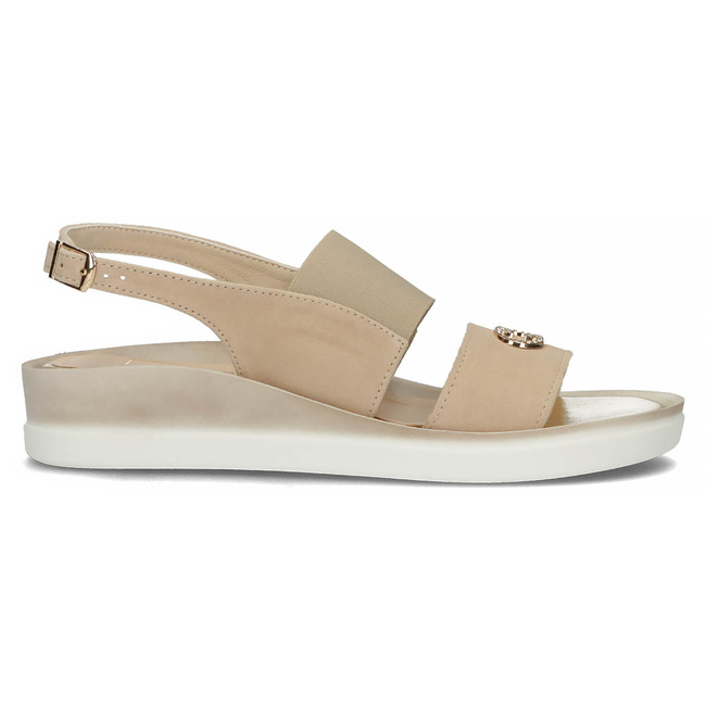 Leather sandals Filippo 179 beige