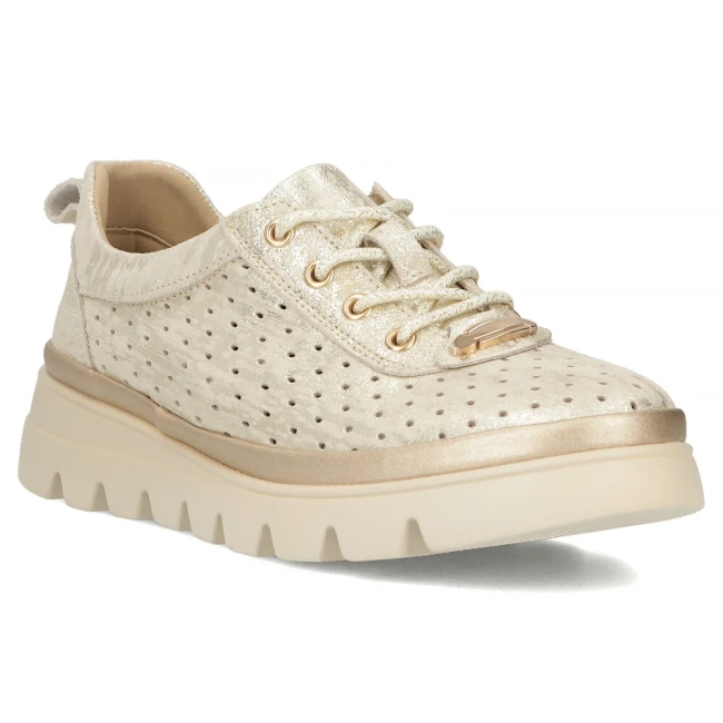 Leather shoes Filippo DP6995/25 GO gold