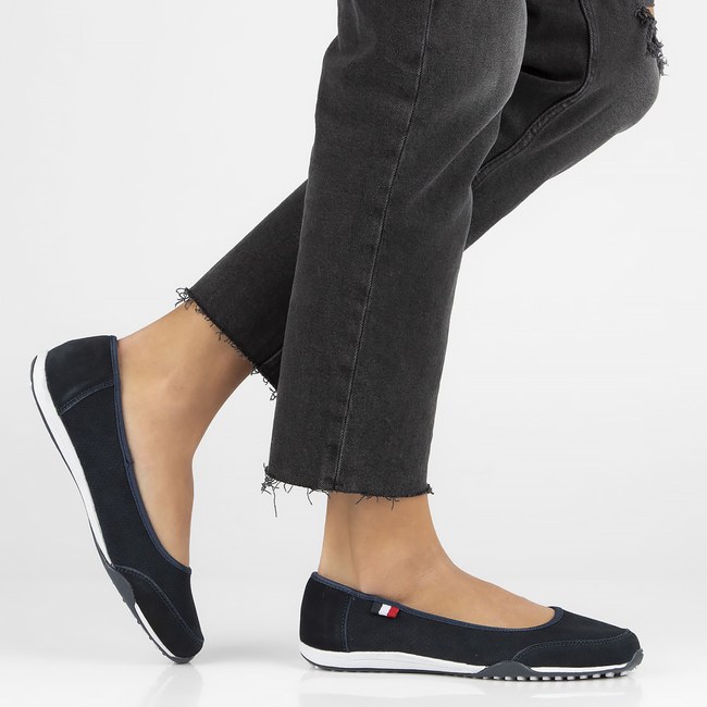 Leather shoes Filippo DP143/23 NV navy blue