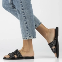 Slippers Filippo DK6973/25 BK black