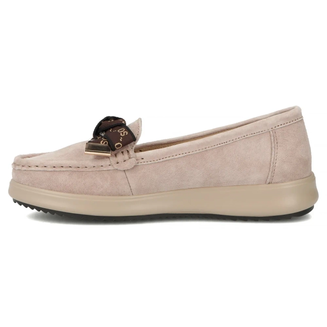 Leather loafers Filippo DP6457/26 BE beige