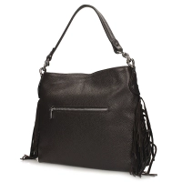 Leather handbag Toscanio  G98 dark brown