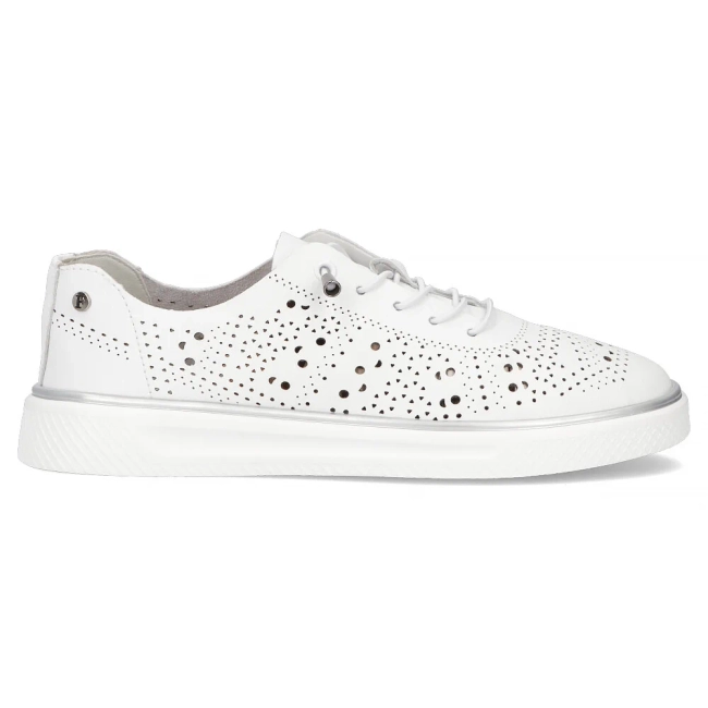 Leather shoes Filippo DP6715/25 WH white