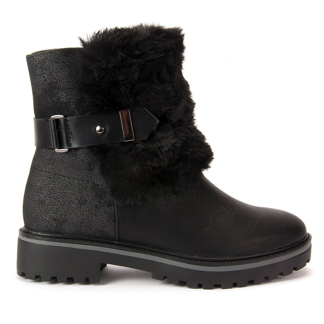 Botki FILIPPO DBT366/17 BK czarne