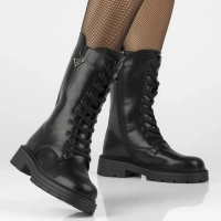 Leather ankle boots Filippo DBT6302/25 BK black