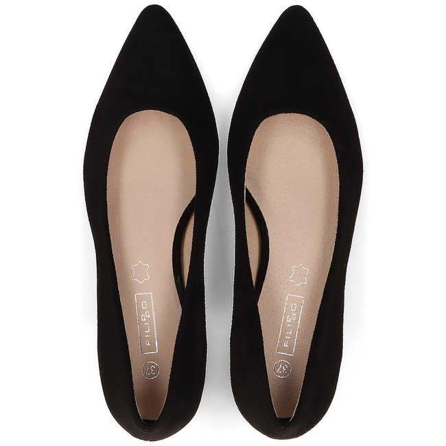 Heeled pumps FILIPPO DP2101/21 BK black