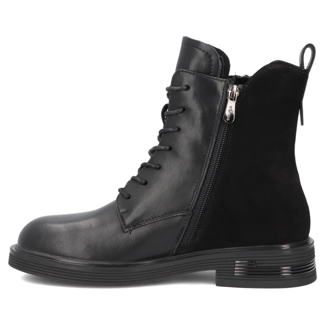 Leather ankle boots Filippo DBT8022/26 BK black