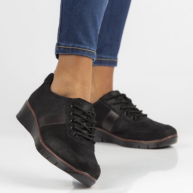 Leather shoes Filippo DP028/22 BK black