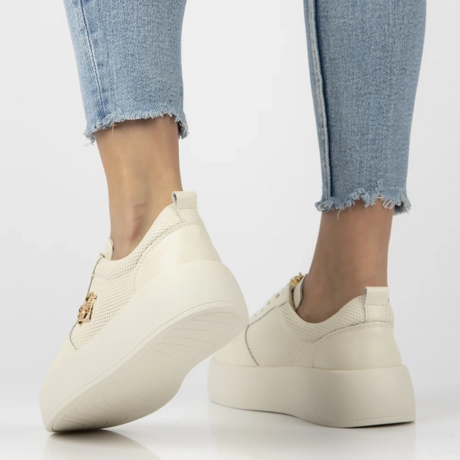 Leather shoes Filippo DP6784/25 BE beige