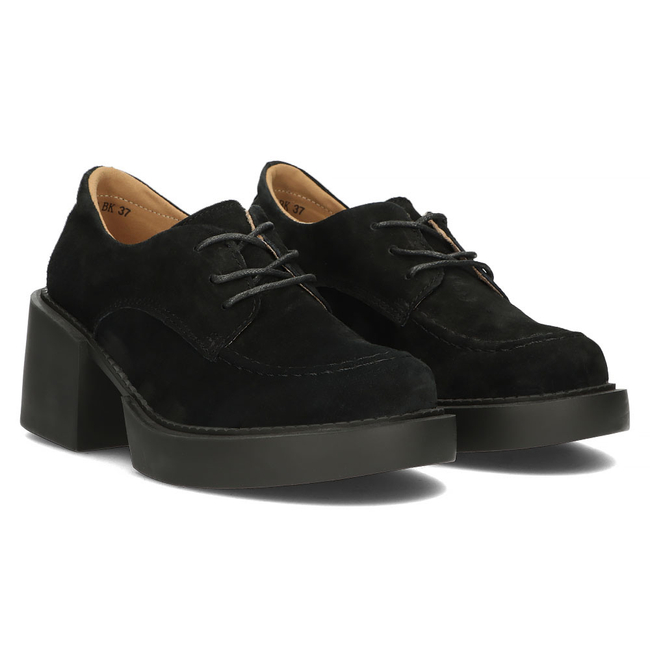 Leather shoes Filippo DP4919/23 BK black