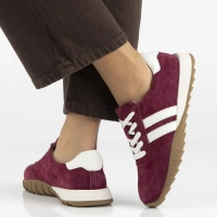 Leather sneakers Filippo DP7534/26 BG burgundy