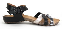 Sandals Filippo DS245/18 BK SL Black Silver