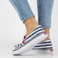 Tenisówki slip on MCKEY DTN114/16 WH NV białe