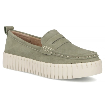 Skórzane mokasyny Filippo DP7529/26 KH khaki