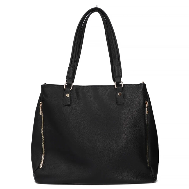 Black shoulderbag velvet mist