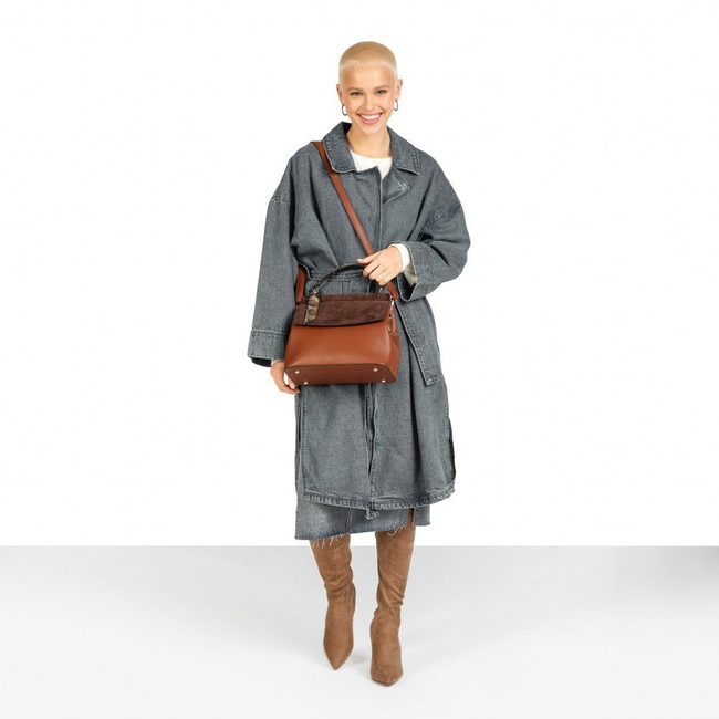 Handbag Keddo 398103/09-02 Brown