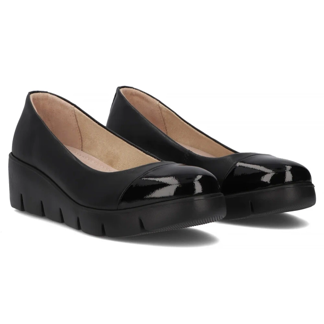 Leather shoes Filippo DP6758/25 BK black