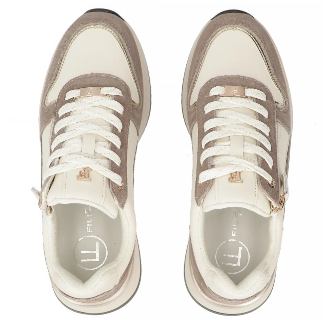 Leather sneakers Filippo DP7770/26 WH TP white-beige