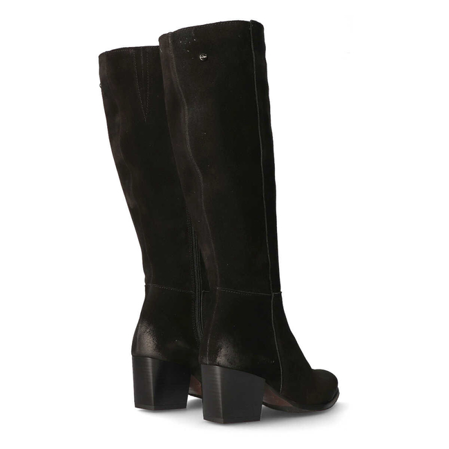 Kozaki Filippo 70109 czarny welur