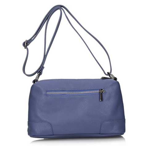 Handbag Toscanio Leather Messenger Bag C135 blue