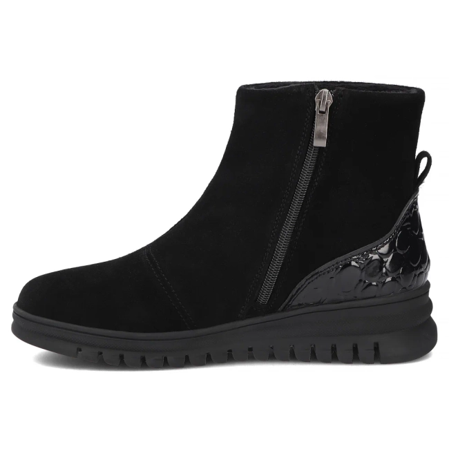 Leather ankle boots Filippo DBT8074/26 BK black