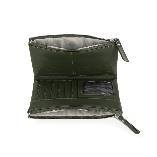 Dark green wallet Rubicon