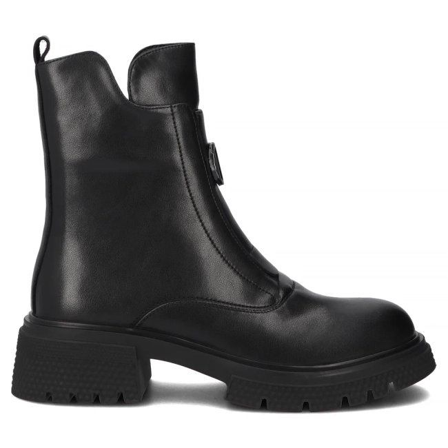 Leather ankle boots Filippo DBT7465/25 BK black