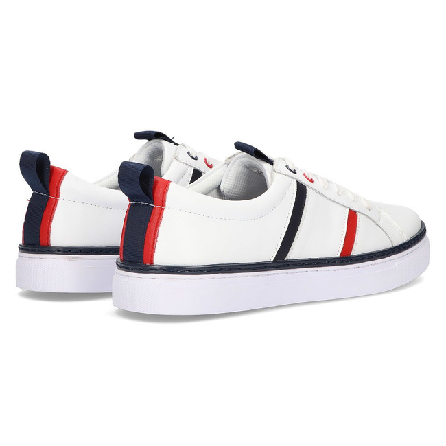 Skórzane półbuty Filippo MP2146/21 WH białe