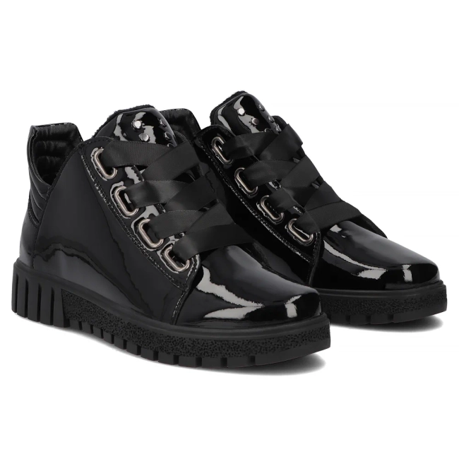 Leather ankle boots Filippo DBT3197/25 BK black