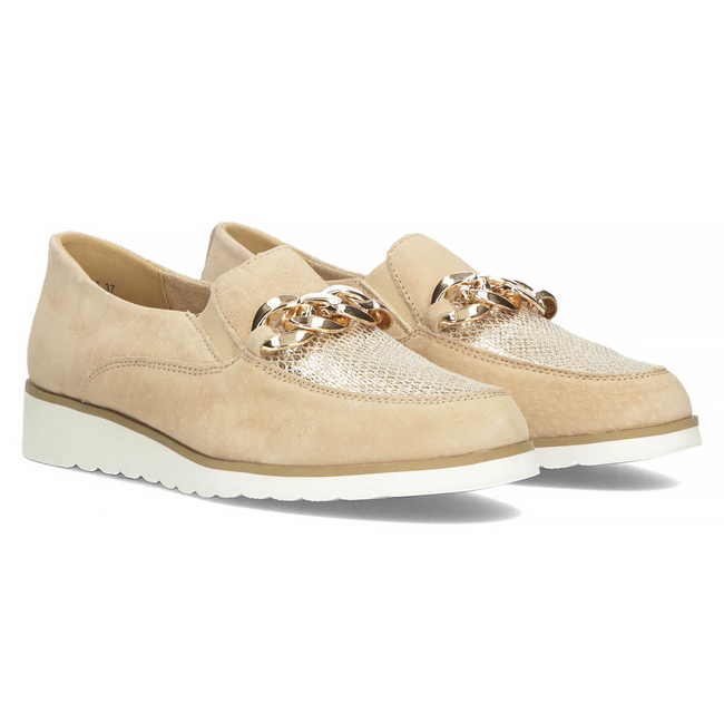 Leather shoes Filippo DP3696/22 BE beige