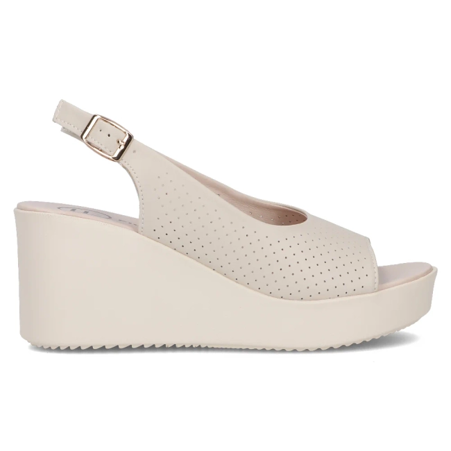 Leather sandals Filippo DS6204/24 BE beige