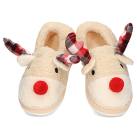 Kapcie renifery beżowe YL31