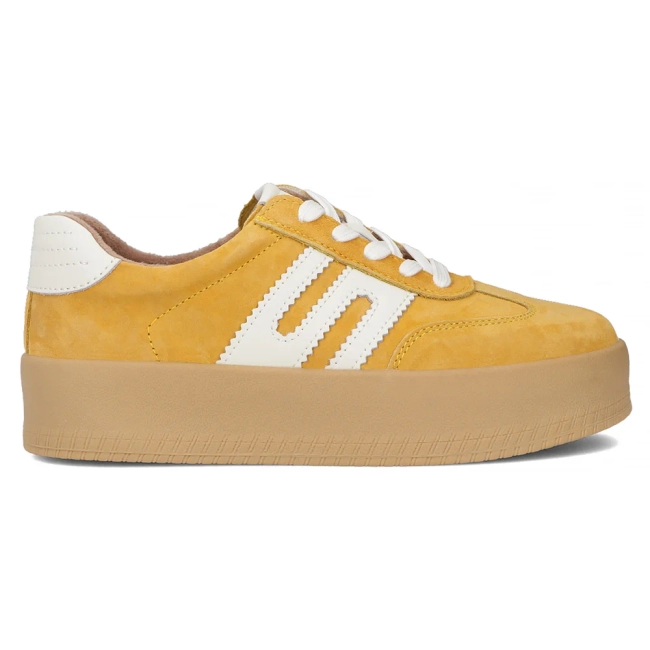 Leather sneakers Filippo DP6994/25 YL yellow