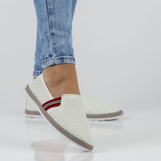 Leather shoes Filippo DP2309/22 WH white