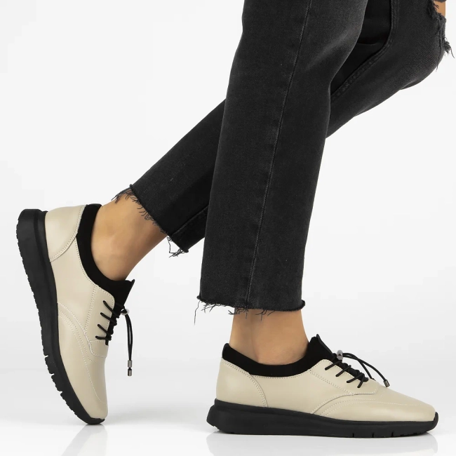 Leather shoes Filippo DP7117/25 BE beige